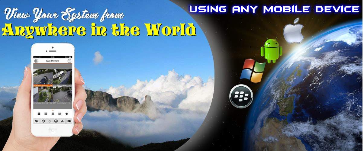 access your cameras in Tampa from anywhere on the world via an mobile phone app